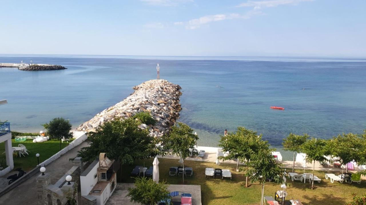 Aparthotel Pansion Alexandros By The Sea Nea Skioni Zewnętrze zdjęcie